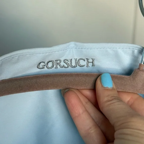 Gorsuch Women's Light Blue Ruffle Blouse - Picture 4 of 10